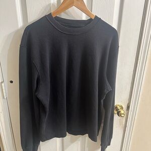 abercrombie fitch Grid Waffle Cropped Tee Men’s L Tall